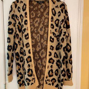 Leopard Print Cardigan